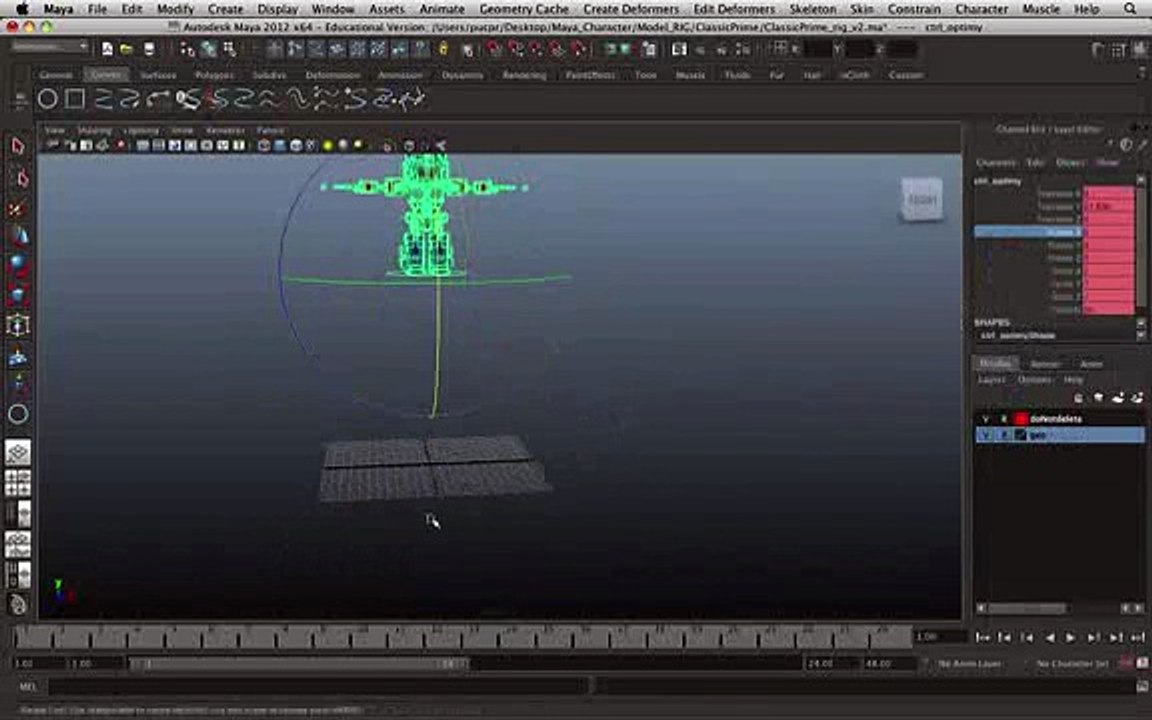 Aula De Animação 3d (maya) - Princípios Básicos Clip20-89