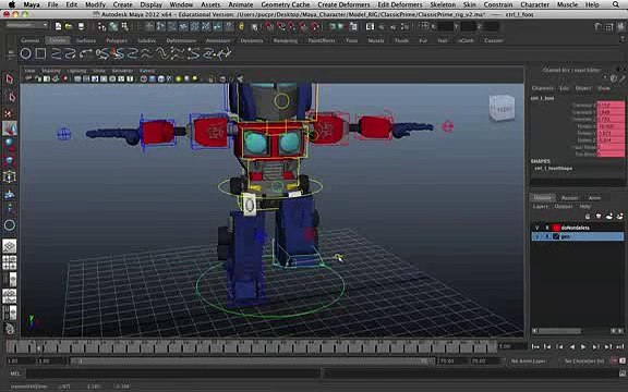 Aula De Animação 3d (maya) - Princípios Básicos Clip24-93