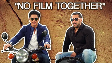 SHOCKING Shahrukh Khan : No Such Plan Of Working With Salman Khan