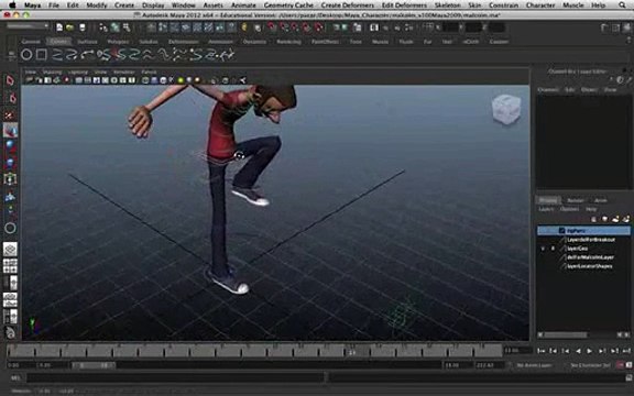 Aula De Animação 3d (maya) - Princípios Básicos Clip30-100