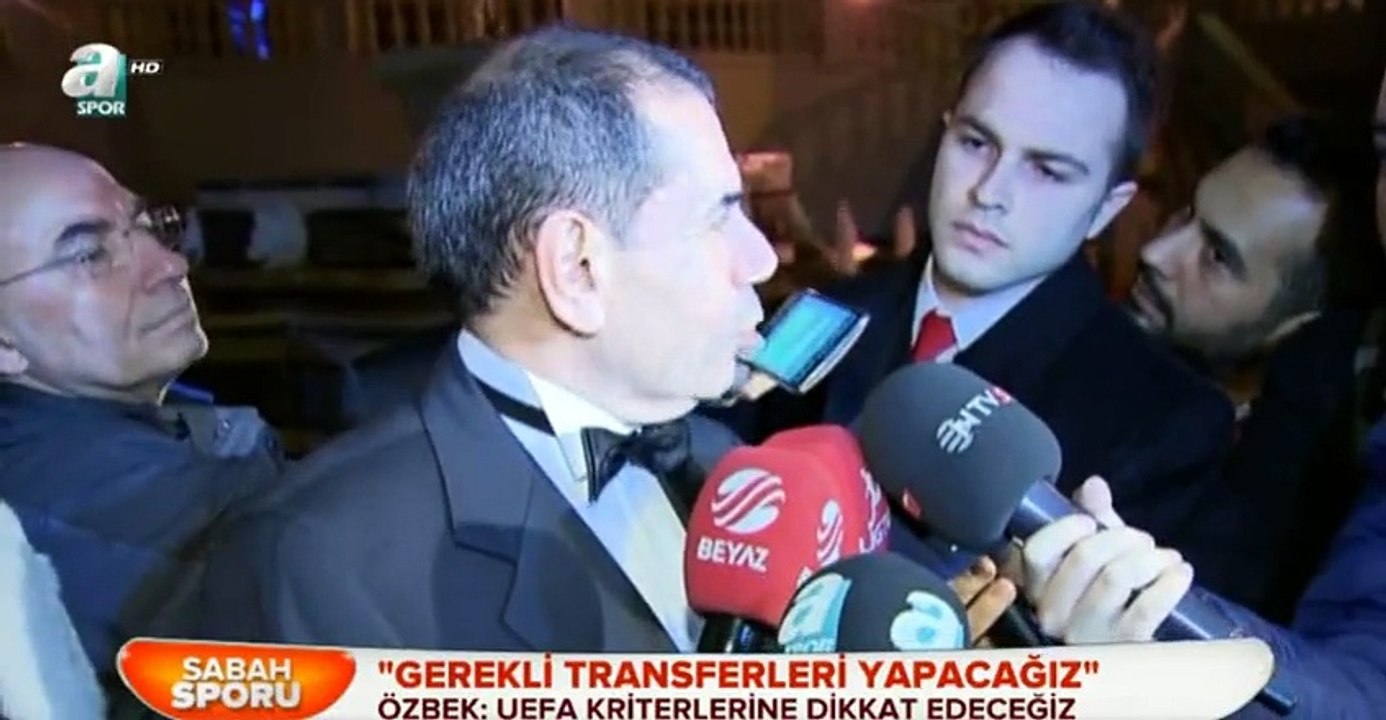 Dursun Özbek'in açıklamaları. (18 Aralık 2015)