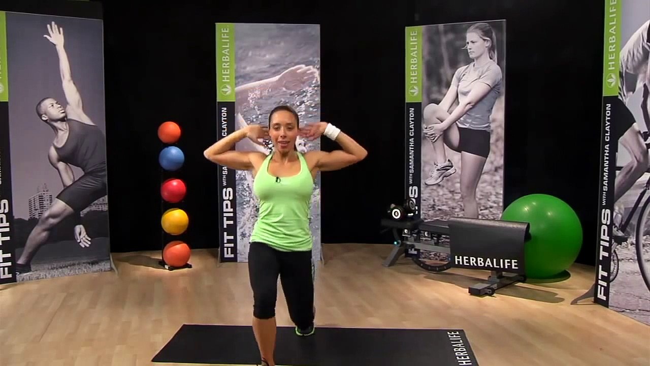 Core ab workout Samantha Clayton's Body Blast   Herbalife Fit Tips