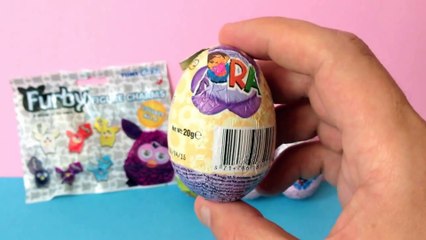 Dora das Forscher Hallo Kitty Gefrorene Furby Kiddy Überraschungseier Spielzeugauswahl