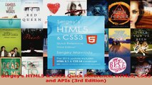 Sergeys HTML5  CSS3 Quick Reference HTML5 CSS3 and APIs 3rd Edition PDF