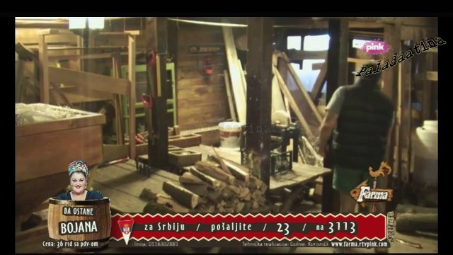 Farma 6/Kristijan u 6h ujutru cepa drva