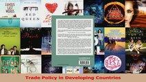 Read  Trade Policy in Developing Countries Ebook Free