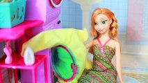 frozen elsa Anna PRANKS Kristoff Barbie Glam Laundry Disney Frozen Toys AllToyCollector