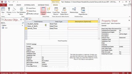 Tutorial no.12 - MS Access 2013