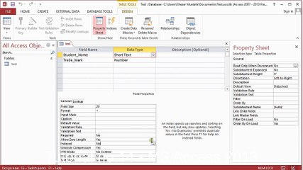 Tutorial no.14 - MS Access 2013