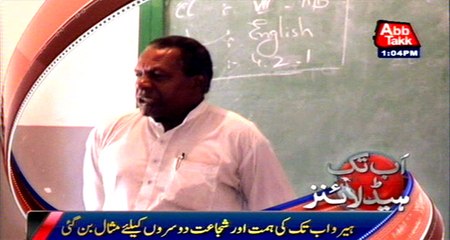 Stalwart hero of Abbtakk has become an example for others