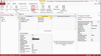 Tutorial no.17 - MS Access 2013