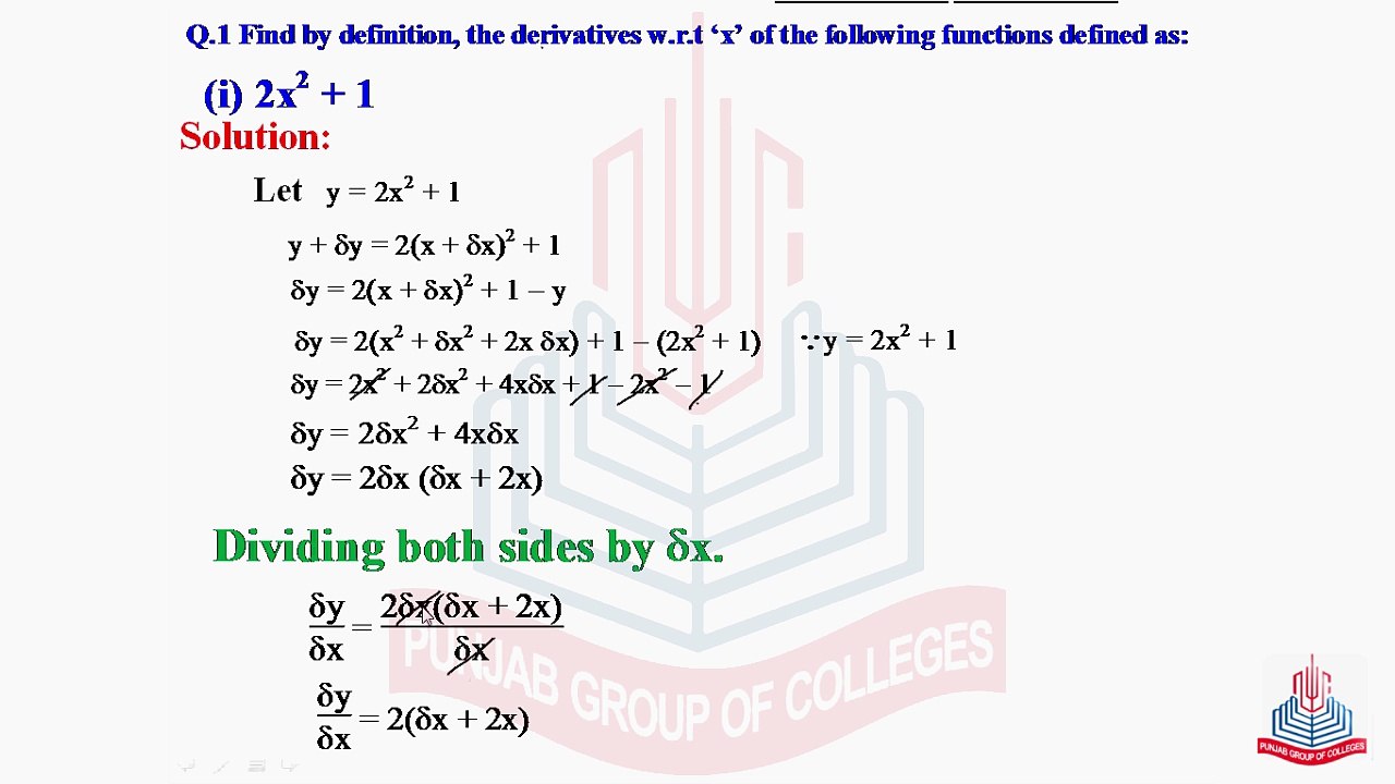 Question No. 1 ( part i, ii )