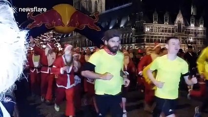 Santa Christmas Run in Ypres
