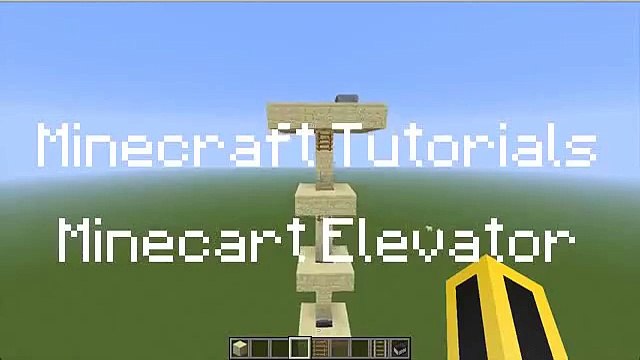 Minecraft Tutorial: Minecart Elevator
