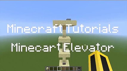 Minecraft Tutorial: Minecart Elevator