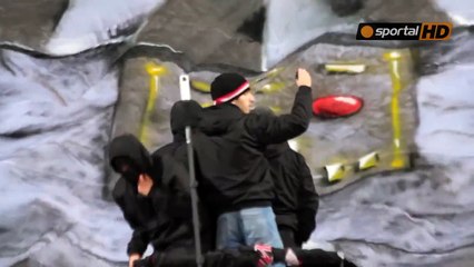 cska sofia taraftarlarından star wars koreografisi