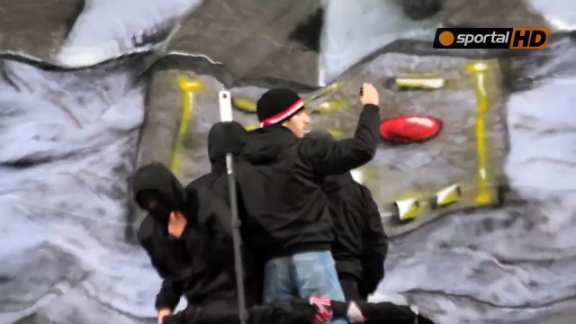 cska sofia taraftarlarından star wars koreografisi