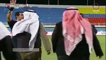 kuveyt ligi'nde yaşanan antrenör hakem kavgası