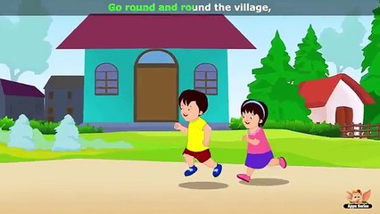Go in and out the window – Nursery Rhyme with Karaoke