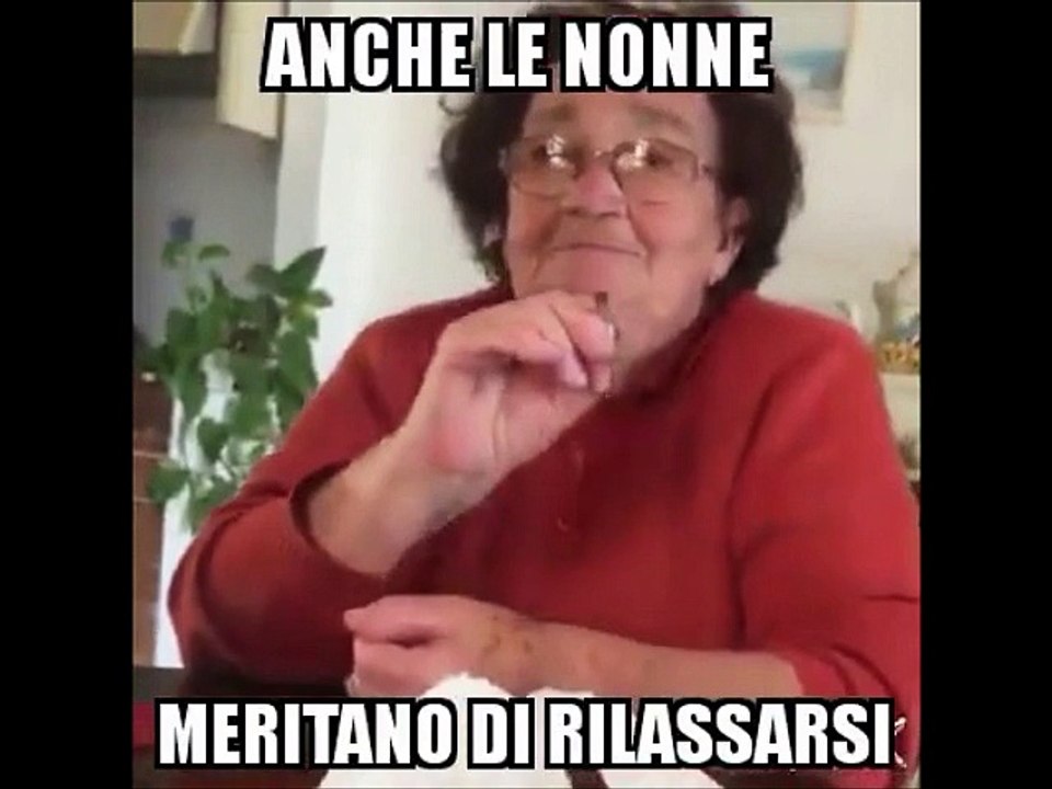 Anche le nonne meritano di rilassarsi...
