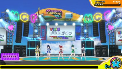 Miracle Girls Festival - Vivid Shining Sky (EXTREME) Playthrough [PS TV]