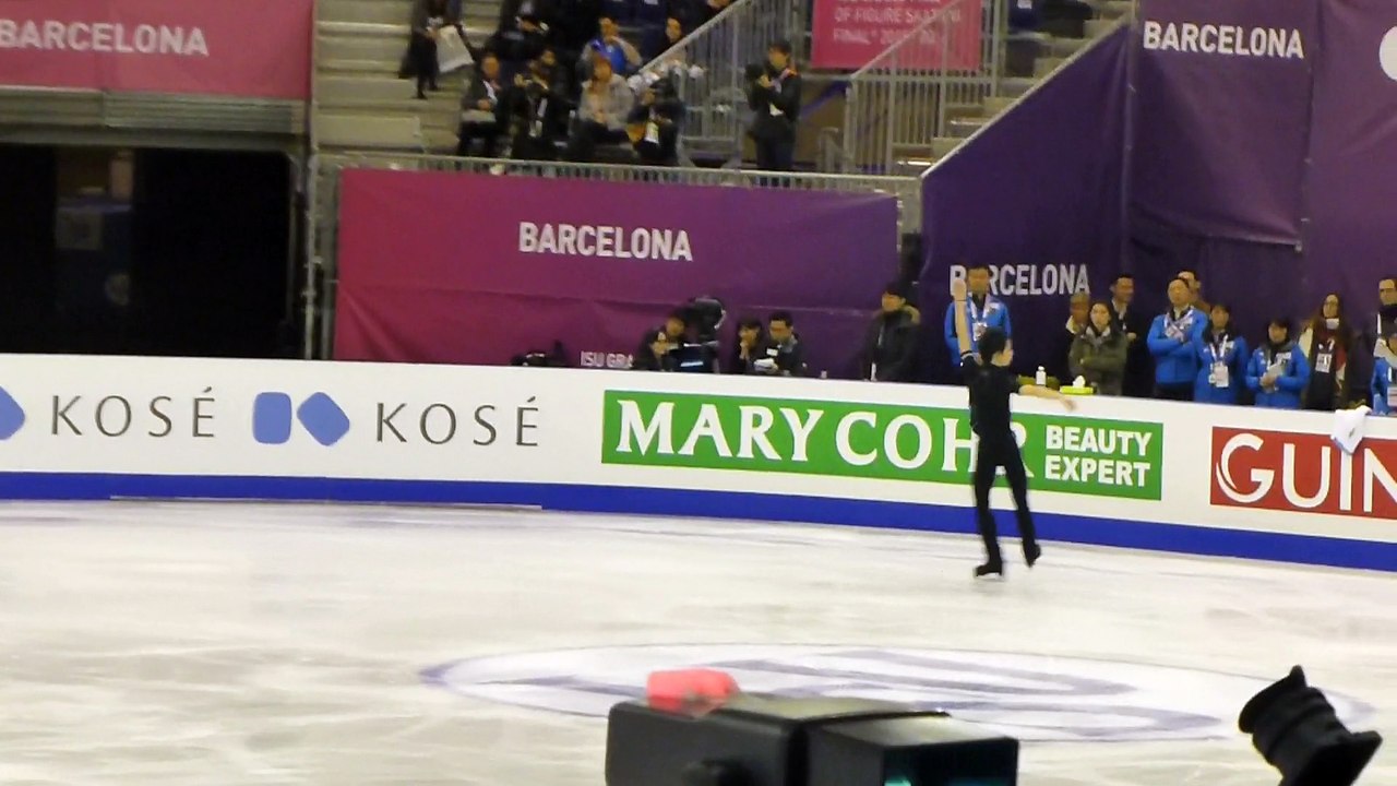 【羽生結弦】20151210 公式練習曲かけ Yuzuru Hanyu SP Practice [Ballade No.1 Op 23]