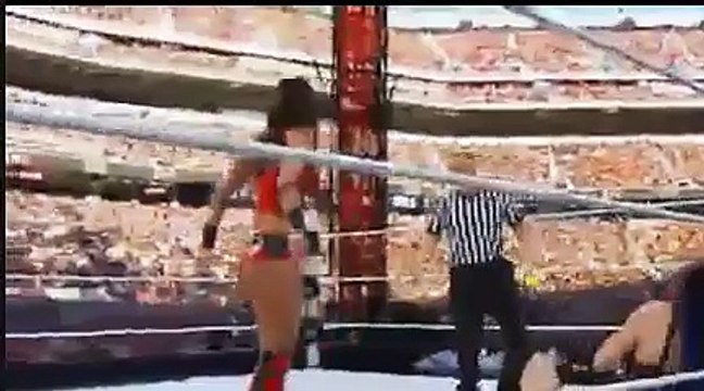 wwe wrestlemania 31 full show -Bella Twins Vs Paige & Aj lee - Tag Divas Championship_H264-512x384