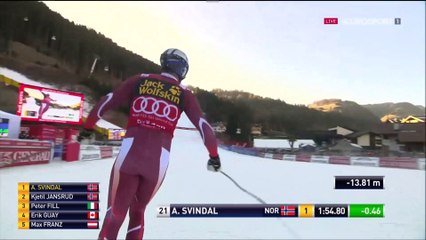 Svindal & Fayed run - Ski Descente Val Gardena 2015