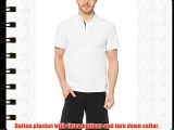 Ultrasport Men's Auckland Tennis Polo Shirt - White/Blue Large
