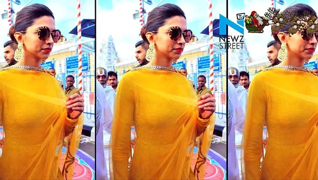 Deepika Padukone seeks Bappa’s blessings for “Bajirao Mastani”