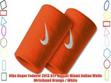 Nike Roger Federer 2013 ATP Master Miami Indian Wells Wristband Orange / White