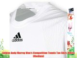 Adidas Andy Murray Men's Competition Tennis Tee Shirt White (Medium)