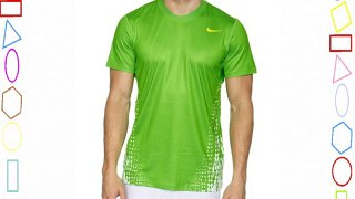 Nike Men's Rafa' Ace Crew Neck Tee Shirt - Green Large