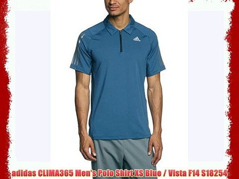 adidas CLIMA365 Men's Polo Shirt XS Blue / Vista F14 S18254
