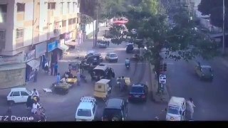 CCTV footage of tanker crushing three people at Gurumandir Road