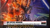 'Star Wars: The Force Awakens' breaks opening night box office record