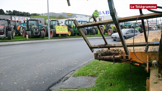 Quimper. Une vingtaine de jeunes agriculteurs pas à la fête !