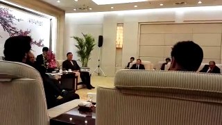 Jahanara Wattoo made speech at the meeting with Chinese Minister Li-Jun