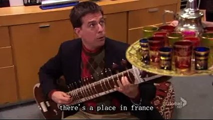 The Office - Andy With A Sitar