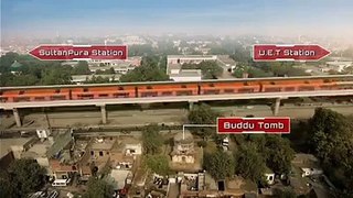 Orange line train route in lahore