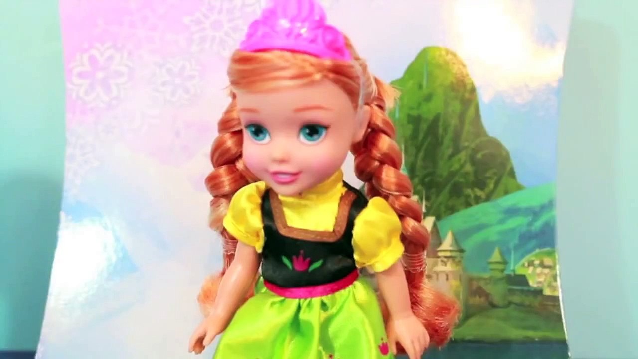 kristoff Young Kristoff & Anna Doll TOYS R US Exclusive Review with Frozen Barbie AllToyCollector