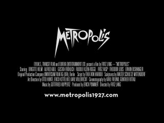 Metropolis 1927 - Trailer Fritz Lang, Thea von Harbou, Brigitte Helm, Alfred Abel, Gustav Fröhlich