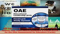 OAE Educational Leadership 015 Flashcard Study System OAE Test Practice Questions  PDF