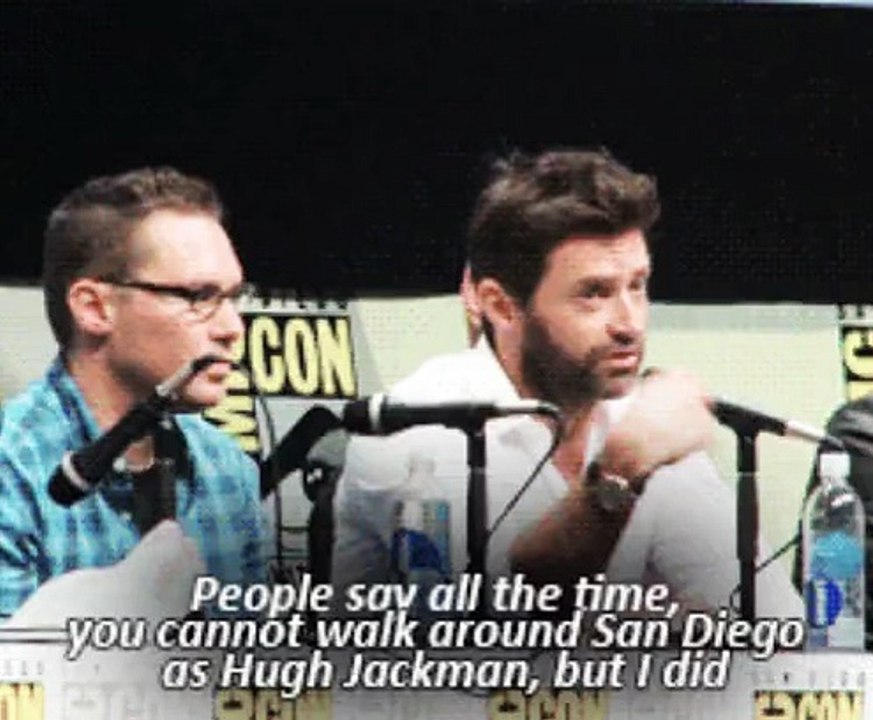 Hugh Jackman at Comic-Con