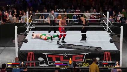 TLC 2015 [Roman Reigns vs Sheamus vs Shawn Michaels - International Championship]