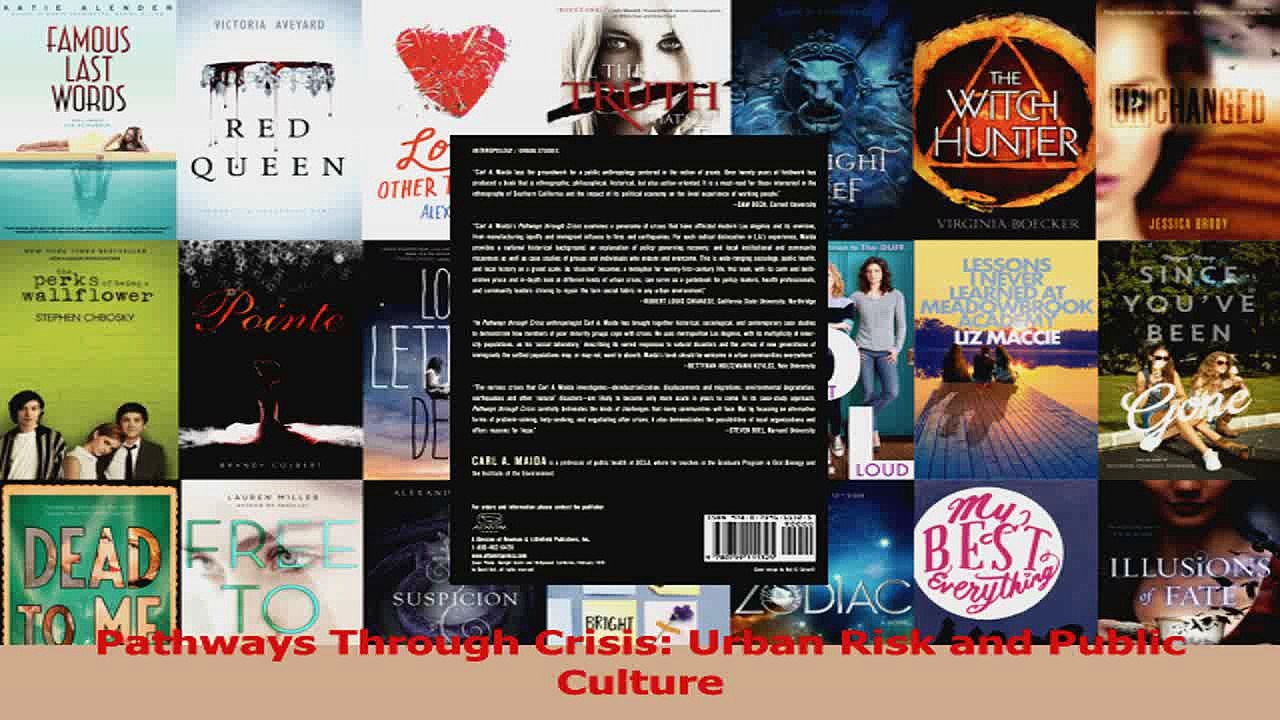 PDF Download  Pathways Through Crisis Urban Risk and Public Culture Read Online