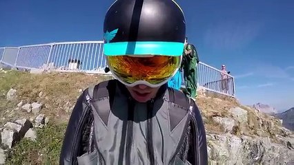 Chamonix Wingsuit Flight