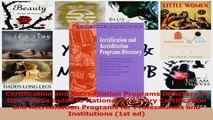 Certification and Accreditation Programs Directory A Descriptive Guide to National Download
