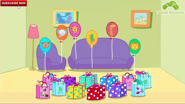 time Peppa Pig Party Time iOS Game Walkthrough - iPad Games for Children peppa pig