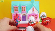 peppa pig Kinder Surprise Eggs Spiderman Peppa Pig Disney Cars Toys | Best Kid Games